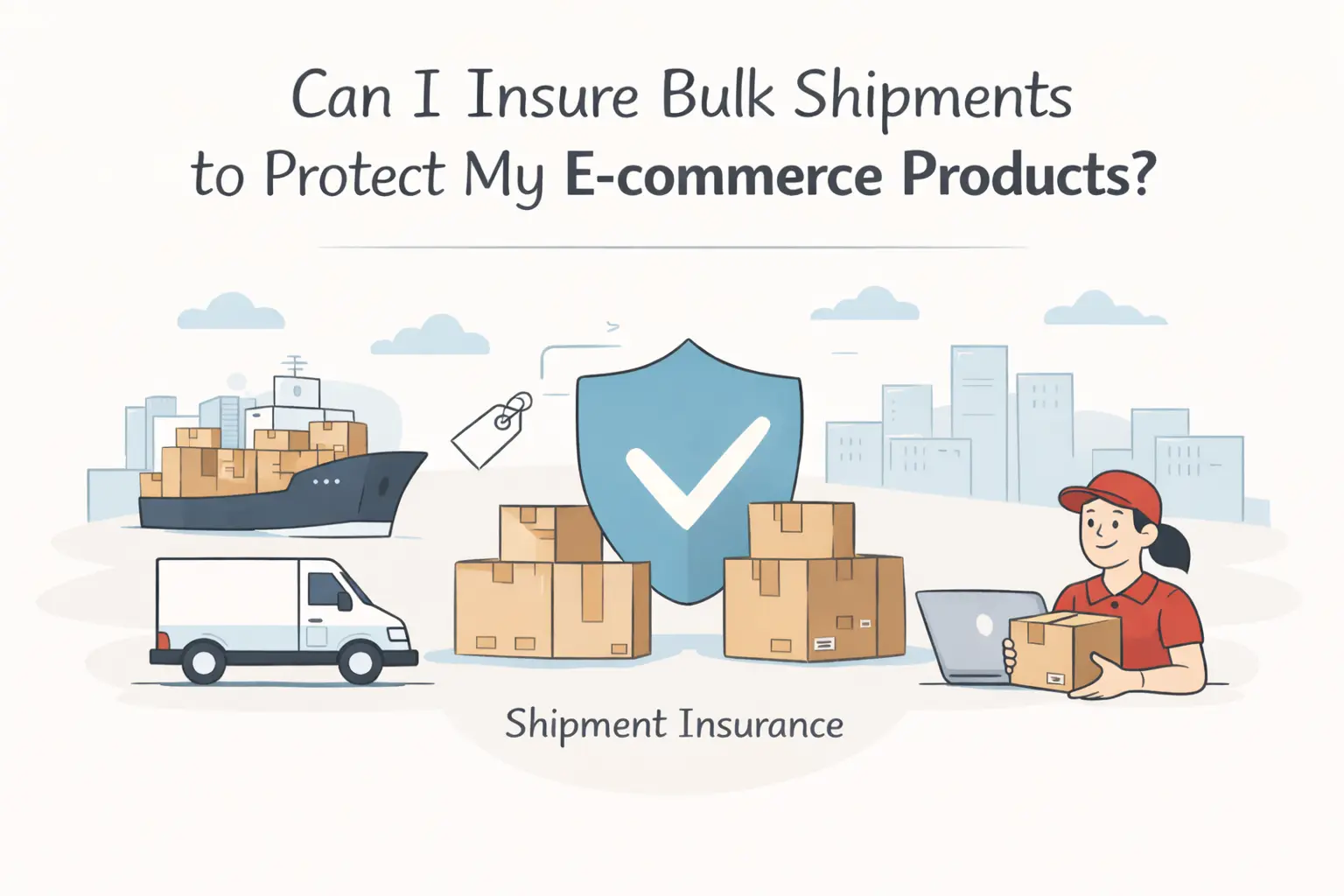 Online orders covered with insurance